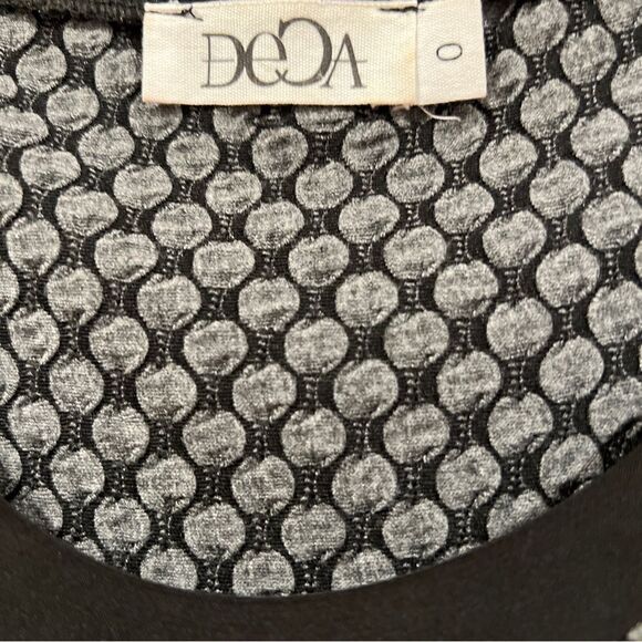 DeCa Black & Gray Dress Sz.4 - Picture 3 of 6